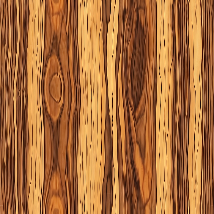 Spalted Wood Planks with Distinct Grain and Knots seamless PBR texture preview