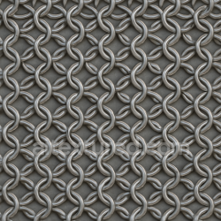 seamless Seamless 3d texture pbr 8k of silver gray chainmail armor with overlapping rings texture 8k free download PBR