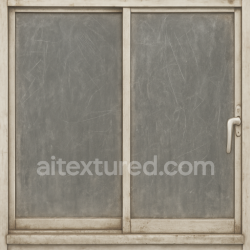 seamless Seamless 8k PBR 3d texture of sliding window with scratched glass and subtle dirt buildup on sill texture 8k free download PBR