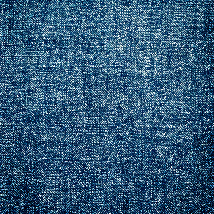 Cracked Denim Fabric with Worn Blue Pattern seamless PBR texture preview