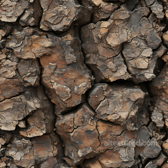 cracked dry earth stone PBR texture with layered fissures and natural erosion Stone texture preview
