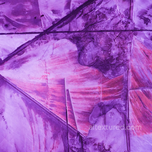 Purple Stone Texture with Abstract Patterns and Natural Cracks seamless Stone PBR texture