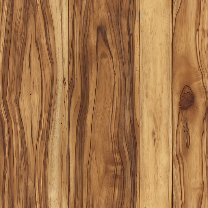 Olive Wood Planks with Natural Grain and Knots seamless PBR texture preview