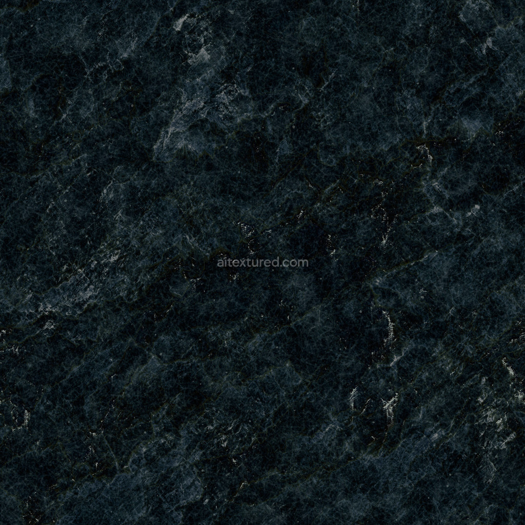 Seamless dark rock PBR texture for 3D design