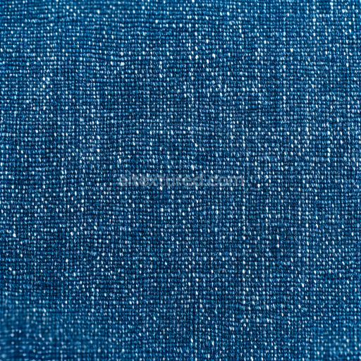 Seamless 3D cracked denim fabric PBR texture with fine weave detail