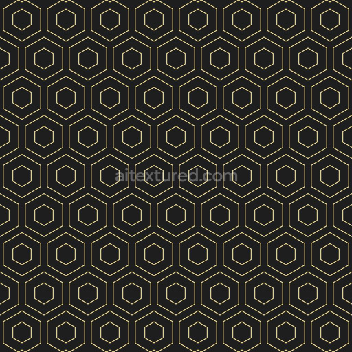 Golden Hexagon Wallpaper | Free PBR