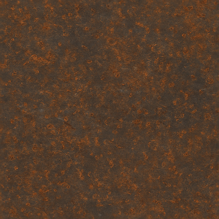 Shiny Metal Rusted Iron Surface With Metal Rust Spots And Meta… seamless PBR texture preview