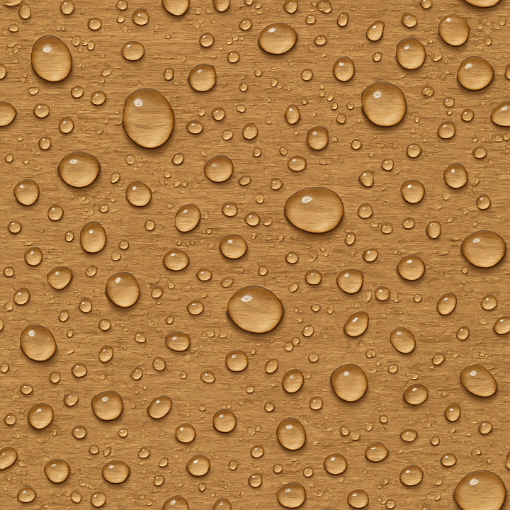 Water Droplets On Wood Surface seamless PBR texture preview