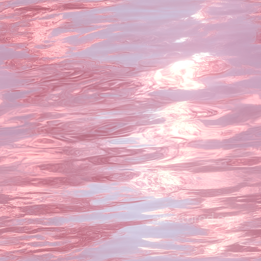 Water PBR Texture Featuring Soft Pink Rippling Water Surface seamless Water PBR texture