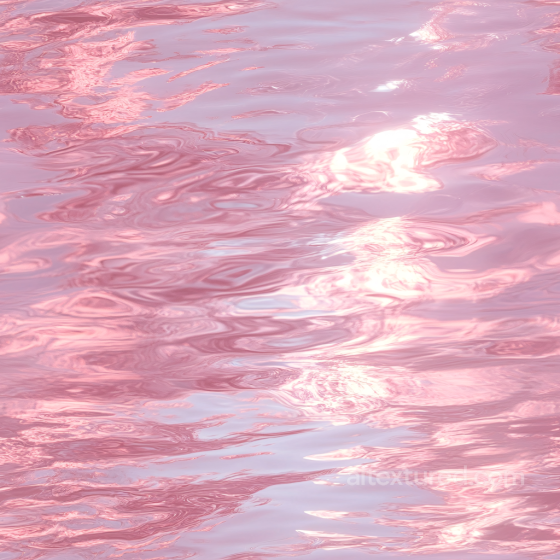 Water PBR Texture Featuring Soft Pink Rippling Water Surface Water texture preview