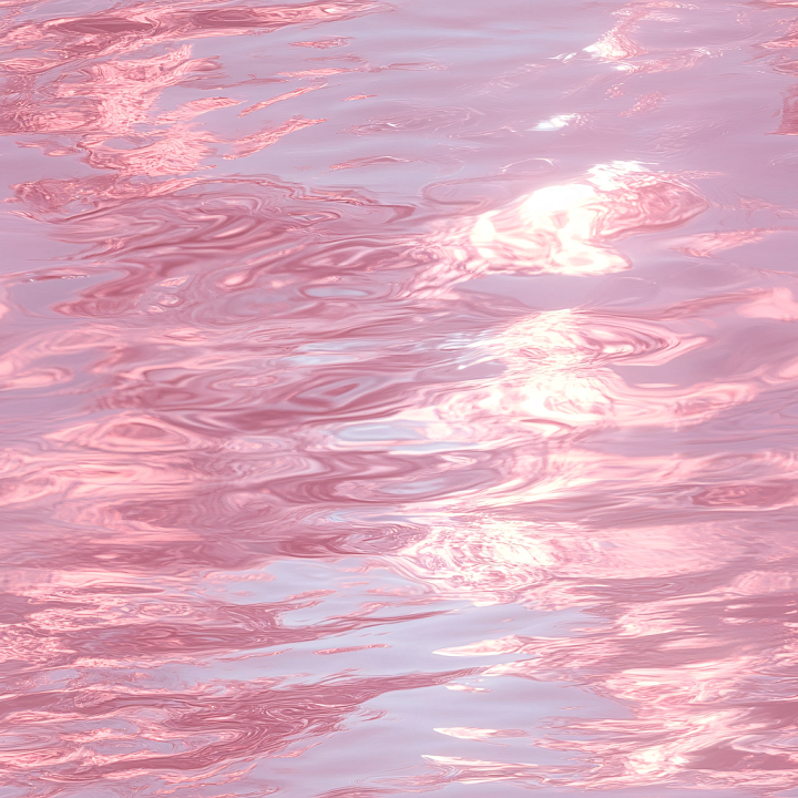 Water Featuring Soft Pink Rippling Water Surface seamless PBR texture preview