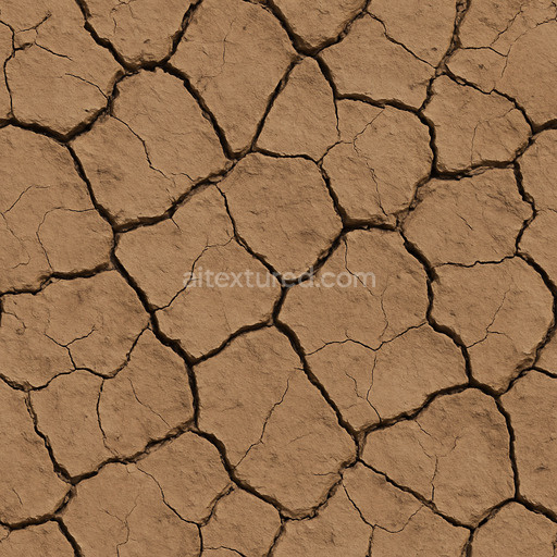Clay Soil Cracked Plates