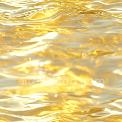 seamless Seamless 3D PBR Texture of Golden Liquid Water with Reflective Waves texture 8k free download PBR