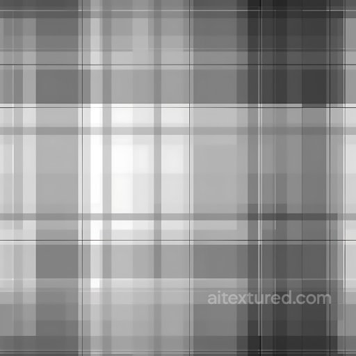 Seamless 3D Gray Plaid Metal PBR Texture with Layered Grid Pattern texture preview