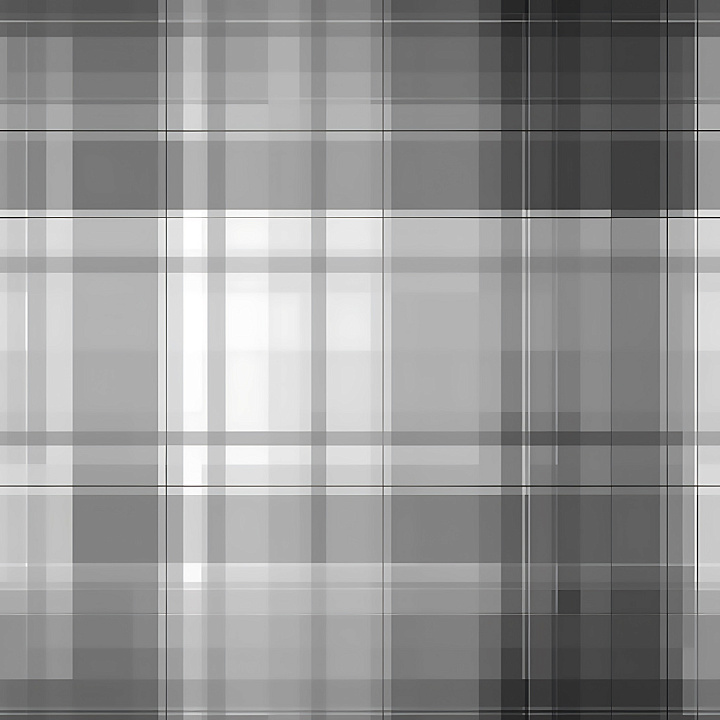 Grayscale Soft Plaid Fabric with Translucent Layers seamless PBR texture preview