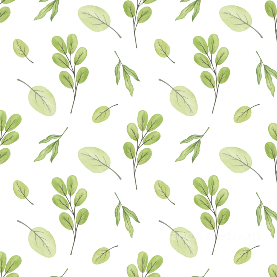 Featuring Watercolor Greenery Leaves on White Background watercolor greenery texture preview