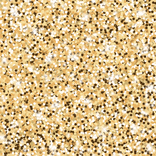 Seamless 3D PBR Gold Glitter Texture with Sparkling Hexagonal Highlights