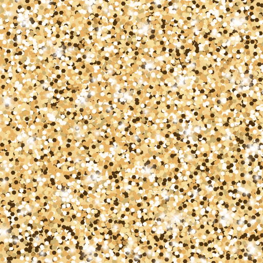 Gold Glitter Texture with Sparkling Hexagonal Highlights seamless Glitter PBR texture