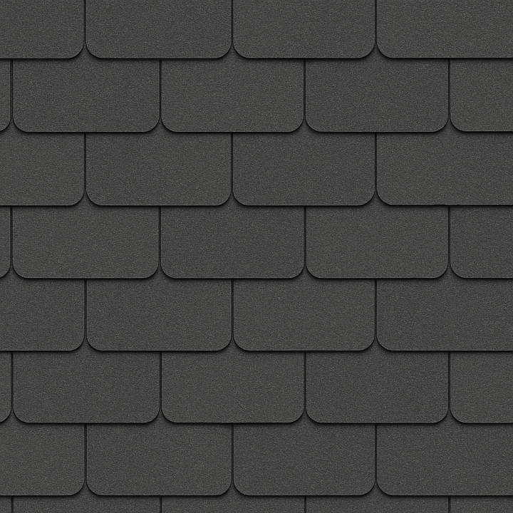 Matte Shingle Roof seamless PBR texture preview