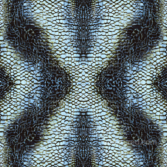 Reptilian Scale Skin Texture Featuring Detailed Cracked Pattern And Blue-Black Coloration Skin texture preview