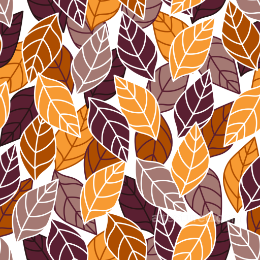 with Colorful Autumn Leaves Pattern seamless Autumn Leaves  PBR texture