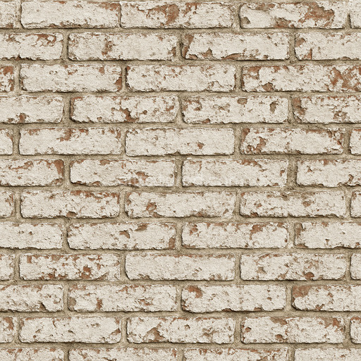 Weathered Painted Brick Texture Seamless 1024X1024