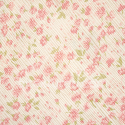 seamless Seamless 3D PBR Texture of Soft Floral Fabric with Pink Flowers and Green Leaves texture 8k free download PBR
