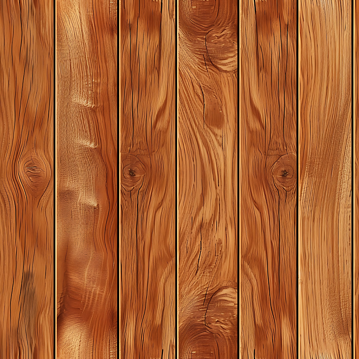Rustic Oak Wood Floor with Knots and Grain Details seamless PBR texture preview