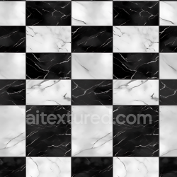 seamless Seamless 3D PBR Black and White Checkered Marble Floor Tile Texture texture 8k free download PBR