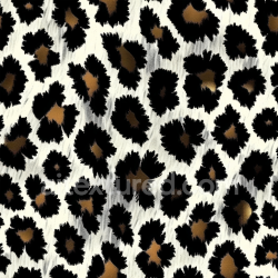 seamless Seamless 3D PBR Leopard Print Fabric Texture with Black and Brown Spots on White Background texture 8k free download PBR