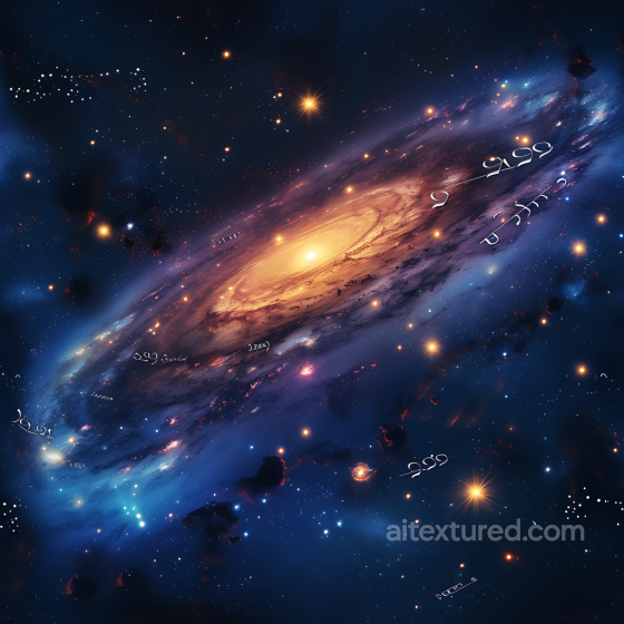 Galaxy Core and Cosmic Nebula Space Texture Star, space, planets texture preview