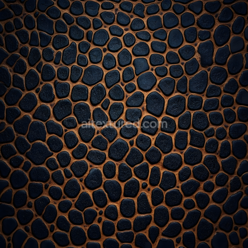 Seamless 3D Giraffe Skin PBR Texture Featuring Rough Pores and Natural Fissures