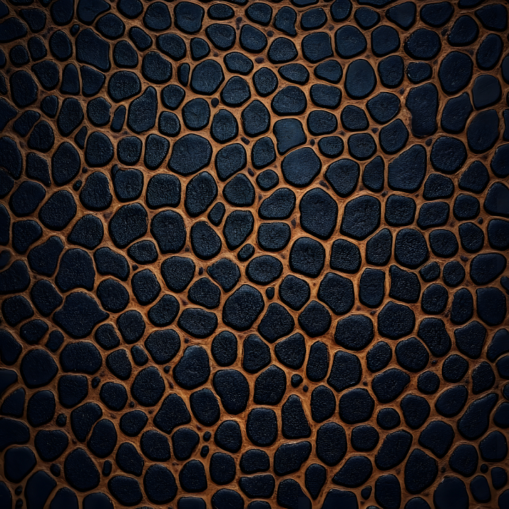 Giraffe Skin Featuring Rough Pores and Natural Fissures seamless PBR texture preview