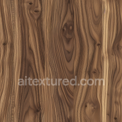 seamless Seamless 3D Dark Walnut Wood PBR Texture with Natural Knots and Wavy Grain texture 8k free download PBR