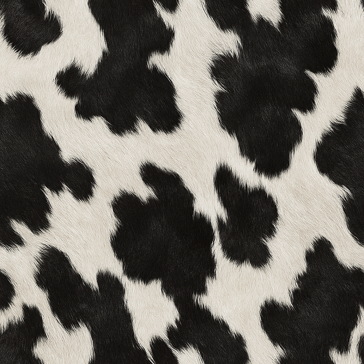 Shiny Cowhide seamless PBR texture preview
