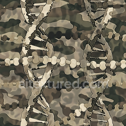 seamless Seamless 3D Tactical Urban Camouflage PBR Texture with DNA Helix Pattern texture 8k free download PBR