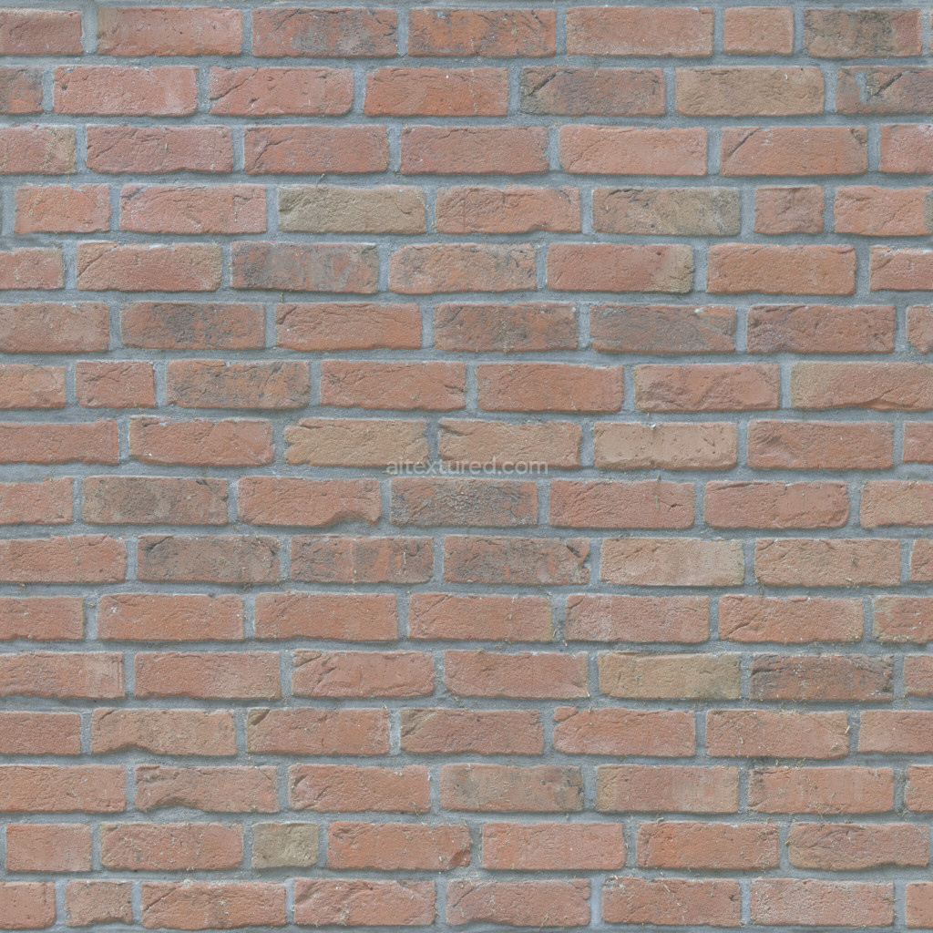Seamless brick texture with weathered appearance