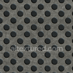 seamless Seamless 3d texture pbr 8k tactile plate with black dots on textured metal surface texture 8k free download PBR
