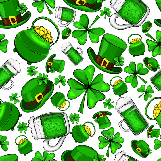 Featuring St Patrick Digital Paper Elements St patrick digital paper bundle texture preview