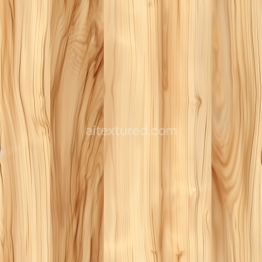 Seamless 3D PBR Texture of Light Pine Wood Planks with Natural Grain