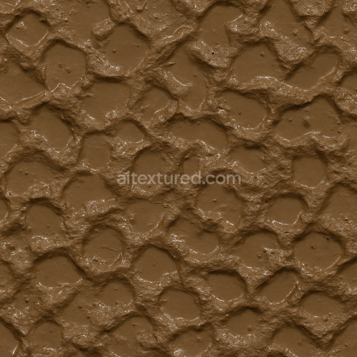 Patterned Wet Soil Texture Seamless 1024X1024