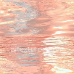 seamless Seamless 3D Water PBR Texture Featuring Glossy Liquid Surface with Warm Peachy Reflections texture 8k free download PBR