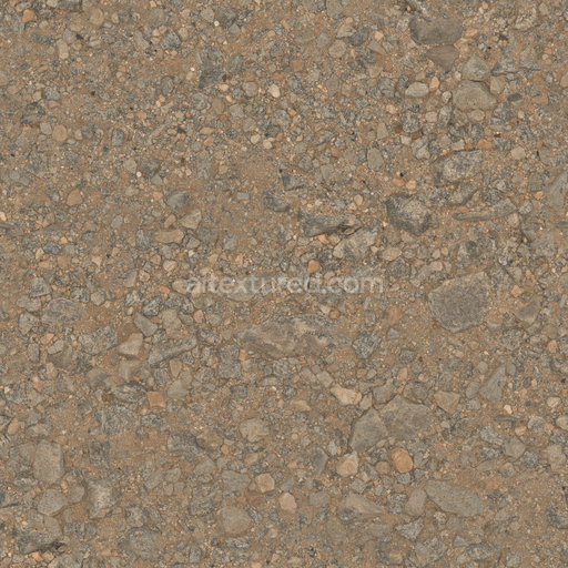 Gravel Chipped Rocks — Rough Uneven Stones Uneven Stones Rock — PBR seamless 3D texture