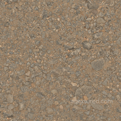 Gravel Chipped Rocks seamless Rock PBR texture