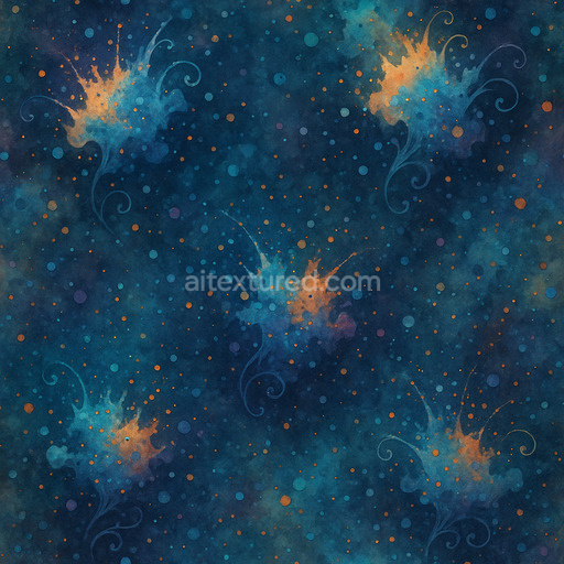 Fantasy Splash Seamless Texture