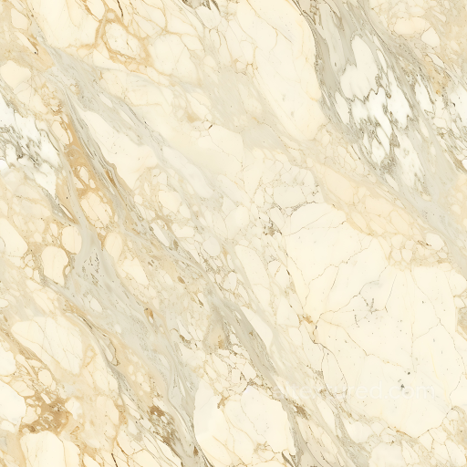 Crema Valencia Natural Marble PBR Texture with Cream Veins and Subtle Patterns seamless Marble PBR texture
