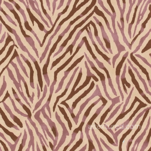 Fabric Texture with Abstract Mauve and Brown Stripe Pattern seamless Leopard Print PBR texture