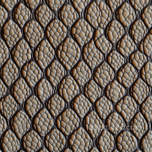 Reptilian Skin PBR Texture with Organic Scale Detail and Depth seamless Skin PBR texture