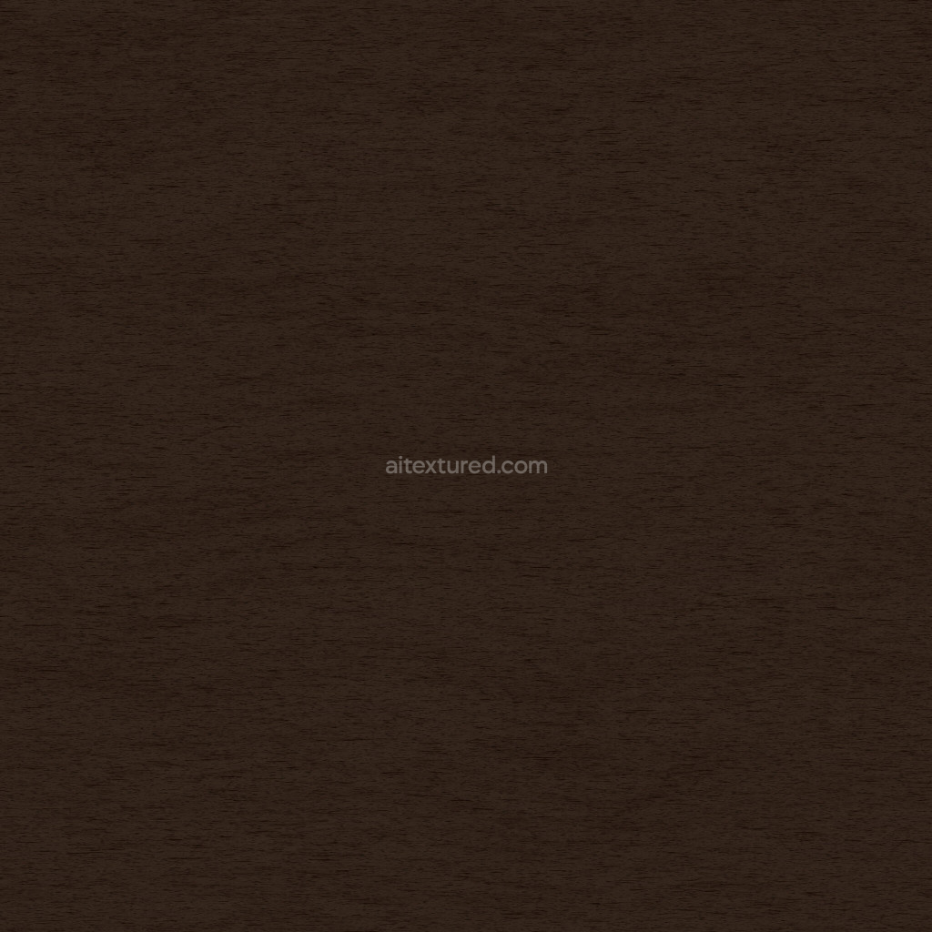Seamless dark wood PBR texture with detailed grain