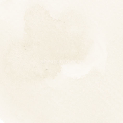 Seamless 3D PBR Light Beige Watercolor Paper Texture with Subtle Organic Washes